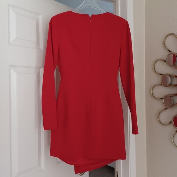 LIKELY Dani Tuxedo Mini Dress Red 2 NWOT - Picture 10 of 11
